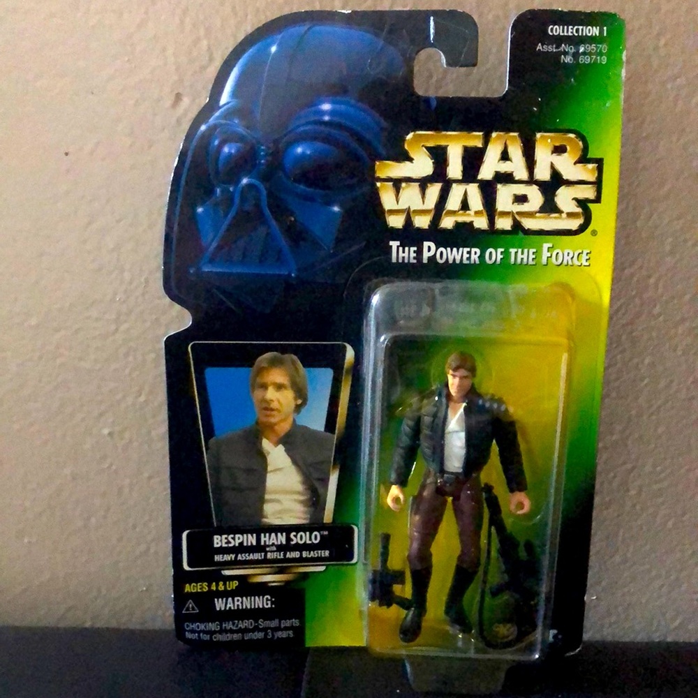 Vintage 1997 Star Wars Bespin Han Solo action figure
